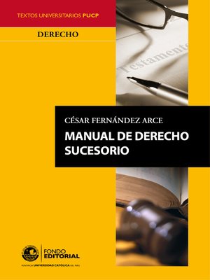 cover image of Manual de derecho sucesorio